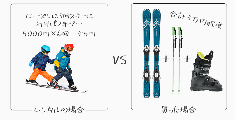 子供とスキーへ！スキー板を選ぶ際に必要な情報をお届けします