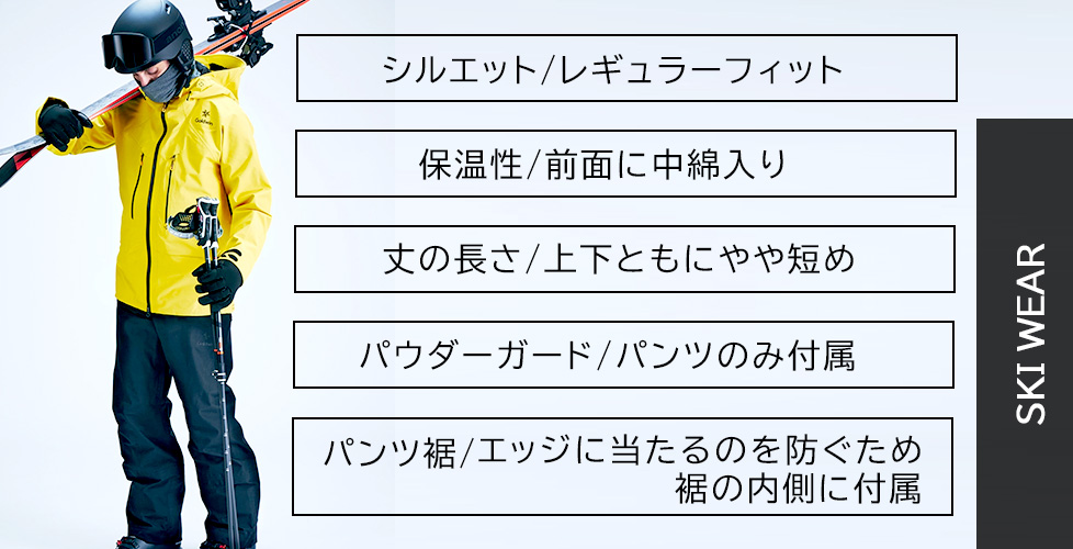 スキー・スノボードウェアの選び方サイズ感　【スノーボードウェアの選び方】