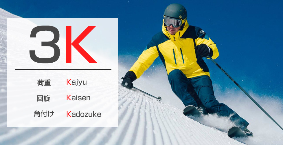 スキーの３つの技術要素「３K」とは