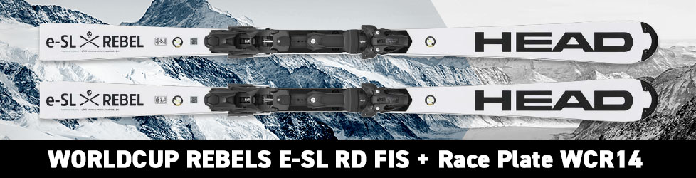 WORLDCUP REBELS E-SL RD FIS + Race Plate WCR14