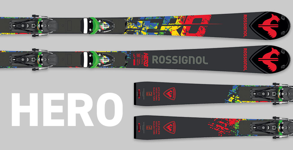 ロシニョール ROSSIGNOL ショートスキー 110 サイズ調整 \u0026ケース付