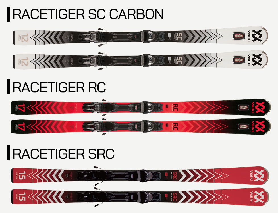 RACETIGER SC CARBON・RACETIGER RC・RACETIGER SRC