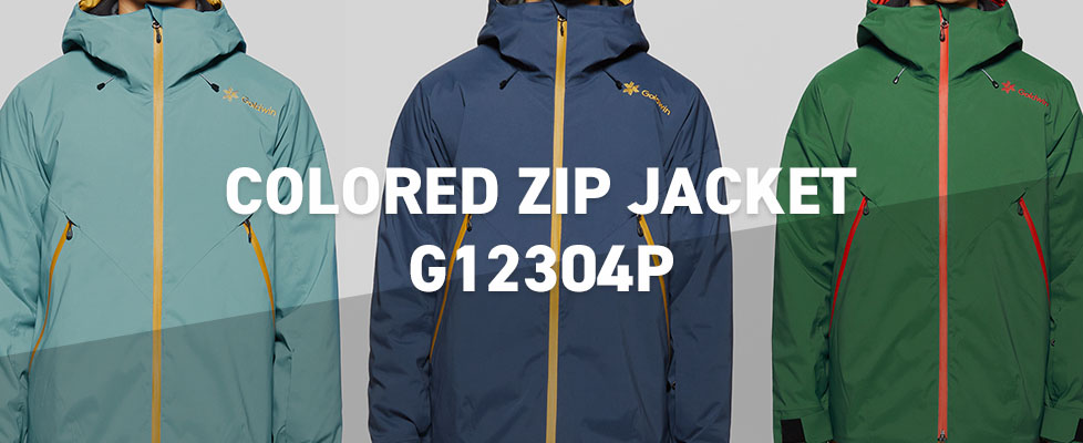 Colored Zip Jacket G12304P