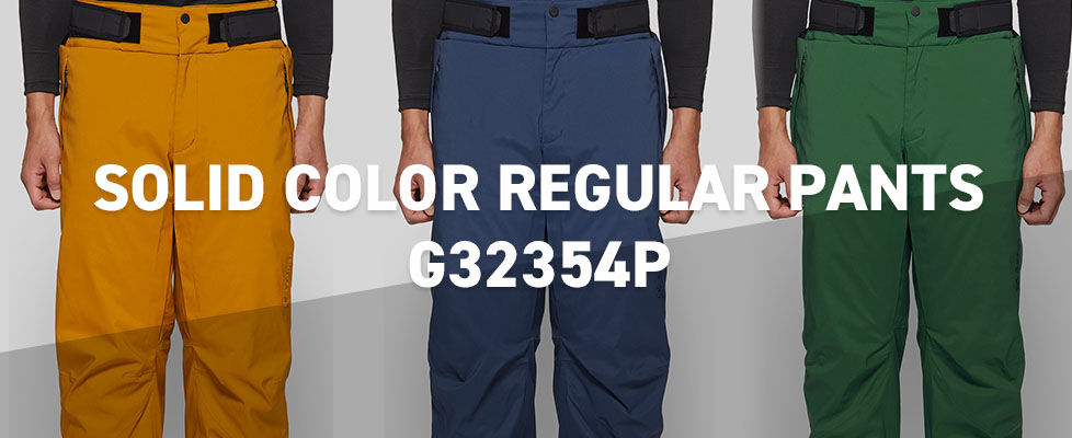 Solid Color Regular Pants G32354P