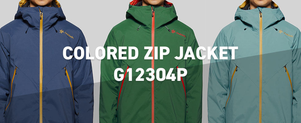 Colored Zip Jacket/G12304P