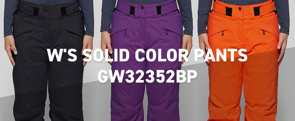 W’s Solid Color Pants/GW32352BP