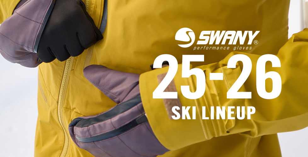 SWANY 2025-2026シーズン最新スキーグローブが登場!:人気のグローブに新色が追加!