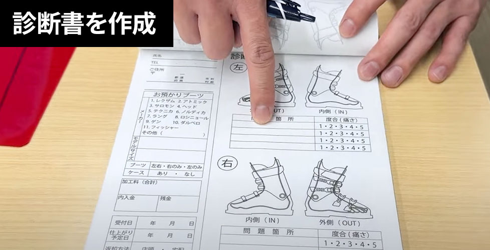 診断書を作成