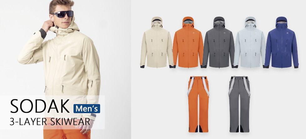 2117 of Sweden SODAK 3-LAYER SKIWEAR