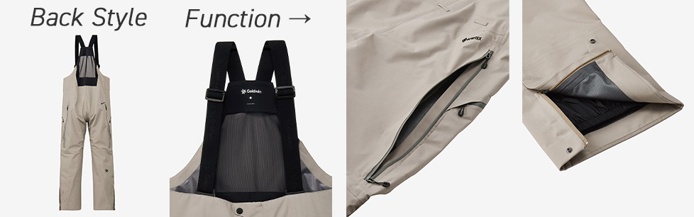 GORE-TEX 3L Suspender Pants detail
