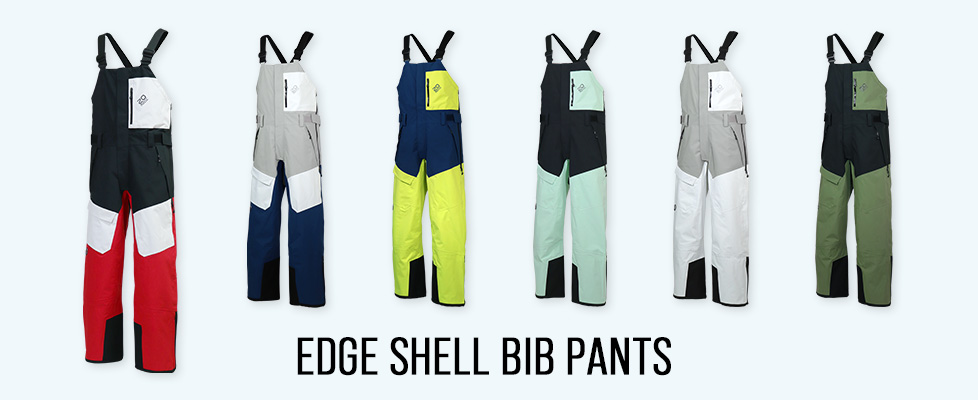 EDGE SHELL BIB PANTS