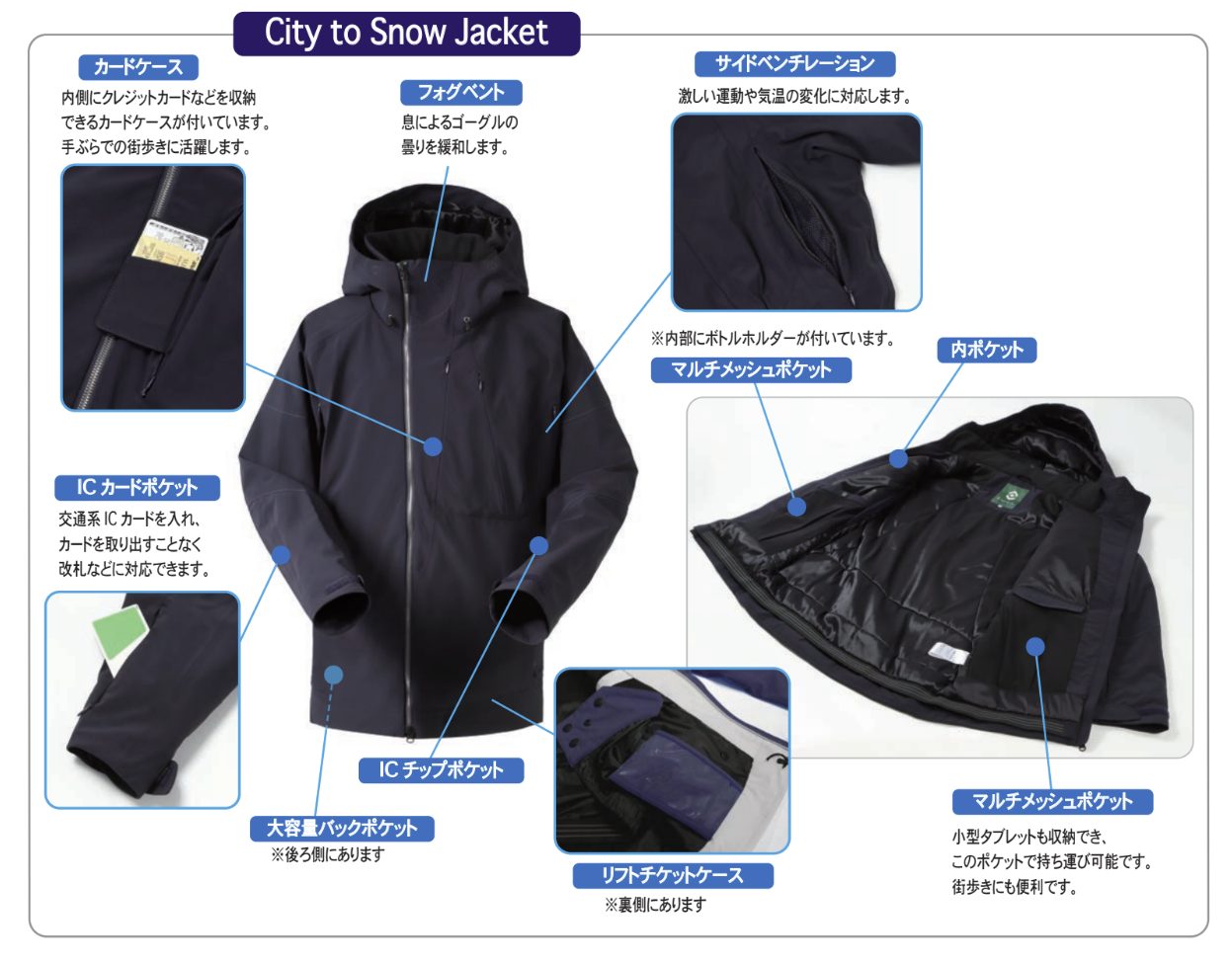 City to Snow Jacket (ZAM25OT01)