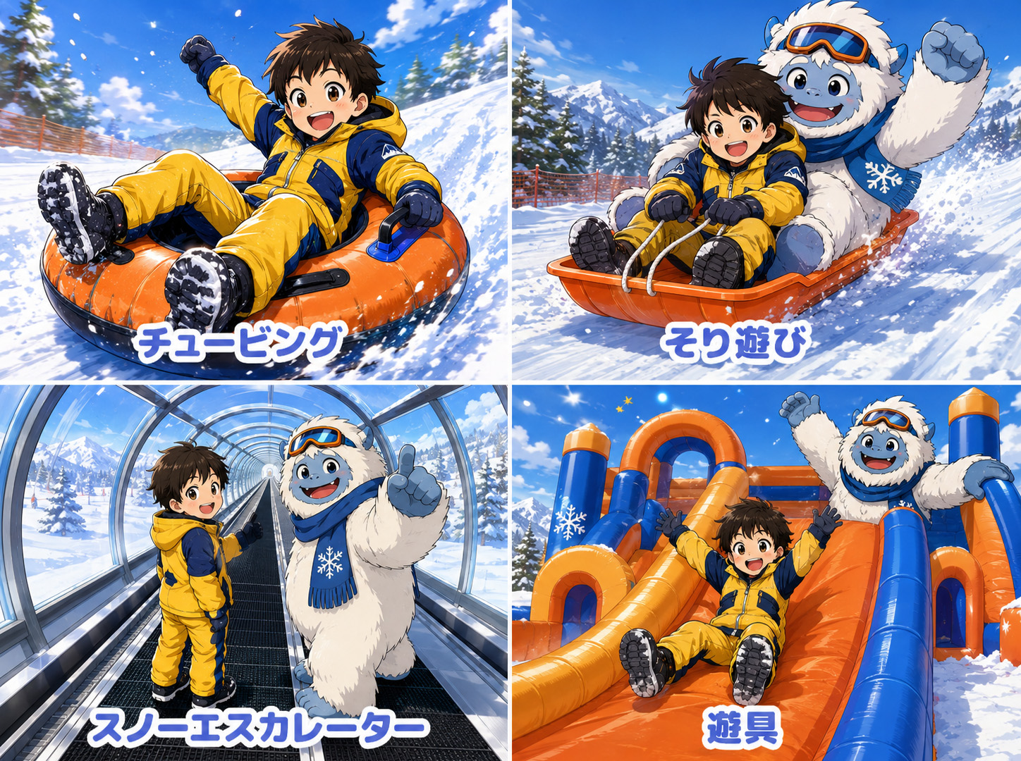キッズパークの主なアクティビティ